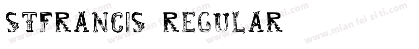 StFrancis Regular字体转换